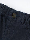 Popees Baby Boys Cotton Denim Shorts with Elastic Waistband| Newborn- 9 Months