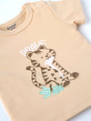Popees Baby Boys Cotton T Shirt and Shorts Set| Beige| Newborn - 9 Months