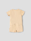 Popees Baby Boys Cotton T Shirt and Shorts Set| Beige| Newborn - 9 Months