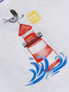 Popees Baby Boys Short Sleeves Cotton T-Shirt| White| 0-9 Months
