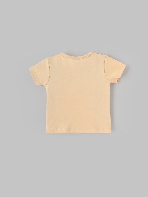 Popees Soft & Stylish Cotton Everyday Wear Printed T-Shirt(0-9 Months)for Baby Boys
