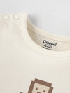 Popees Soft & Stylish Cotton Chest Printed T-Shirt(0-9 Months)for Baby Boys