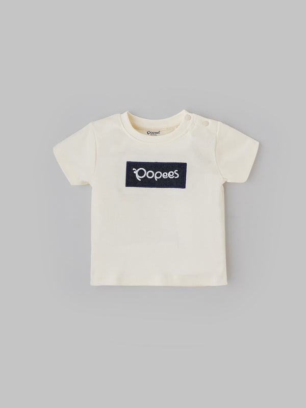 Popees Comfortable Everyday Wear Half Sleeve T-Shirt (0-9 Months)for Baby Boys