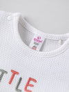 Popees Baby Boys White “Little Sprout” T-Shirt| Newborn to 9 Months