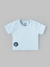 Popees Baby Boys Ribbed Cotton T-Shirt(0-9 Months) | Soft, Breathable & Comfortable Daily Wear