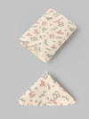 Popees Baby Girls 5-Piece Floral Cotton Gift Set |0–1M & 3–6M