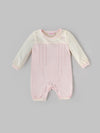 Popees Baby Girls Pink Cotton Romper| Tiny Baby, Newborn to 6 Months
