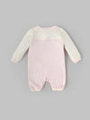 Popees Baby Girls Pink Cotton Romper| Tiny Baby, Newborn to 6 Months
