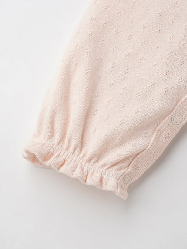 Popees Full-Sleeve Front Open Sleepsuit (0–9 Months) for Newborn Girls