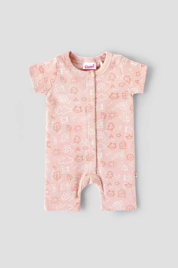 Popees Baby Girls Cotton Romper| Newborns, 0–6 Months