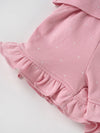Popees Baby Girls Polka Dot Top & Shorts Set| Tiny Baby, New Born – 9 Months
