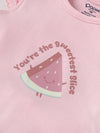 Popees Baby Girls Top & Shorts Set| Newborn–9 Months| Pink Printed Cotton Summer Outfit