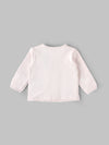Popees Baby Girls Strawberry Print Full Sleeve Top| Pink| Newborn to 9 Months