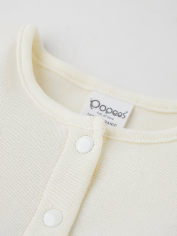 Popees Half Sleeve Front Open Jhabla (0-6 Months) for Babies