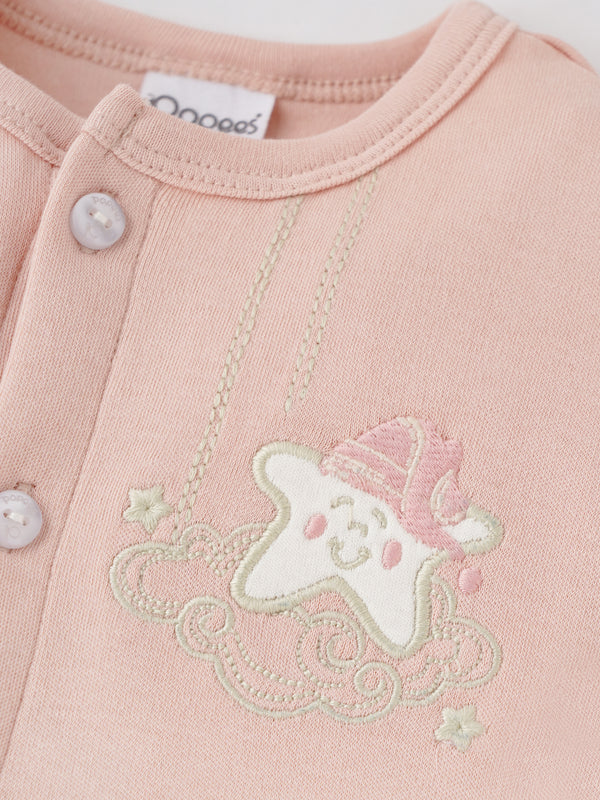 Popees Comfy & Cute Baby Wear Half Sleeve Printed Romper (0–6 Months)for Babies