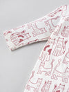 Popees Soft & Stylish All-Over Printed Sleepsuit(0-6 Months)for Newborn Babies
