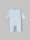 Popees Unisex Full-Sleeve Front Open Sleepsuit (0-6 Months) Made of Organic Bamboo Cotton Fabric