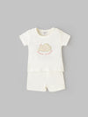 Popees Baby Co-Ord Set Half Sleeve Soft & Cozy Everyday Wear Top & Shorts(0–9 Months)for Babies