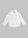 Popees Baby Boys White Full Sleeve Formal Shirt| 9 Months to 4 Years
