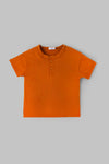 Popees Baby Boys Cotton Solid T-Shirt| Half Sleeve Round Neck Casual Top| 9M–4Y