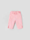 Popees Baby Girls Cotton Knit Pants| Pink| 9 Months To 4 Years