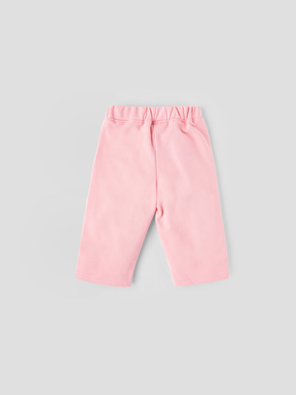 Popees Baby Girls Cotton Knit Pants| Pink| 9 Months To 4 Years