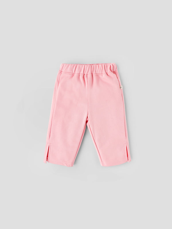Popees Baby Girls Cotton Knit Pants| Pink| 9 Months To 4 Years
