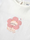 Popees Baby Girls Printed Cotton T-Shirt with Cute Graphic Design| Soft Breathable Casual Summer Top| 9 Months–4 Years