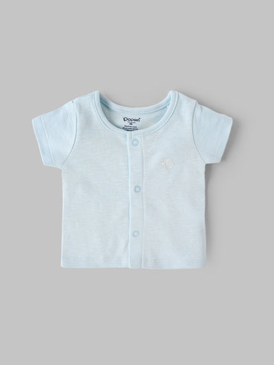 Popees Baby Boys Cotton T-Shirt Pack of 2| Tiny Baby, Newborn to 6 Months