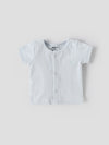 Popees Baby Boys Pack of 2 Printed & Solid T-Shirts| NB–6 Months| Soft Cotton Blend, Front Snap Closure