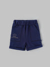 Popees Baby Boys Cotton Shorts Combo| 0–9 Months Soft Ribbed Fabric, Elastic Waist, Knee Length