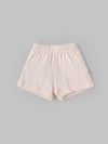 Popees Baby Girls Cotton Shorts Pack of 2 |Soft Solid & Floral Pull-On Shorts with Elastic Waist |Newborn–9 Months