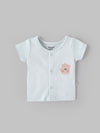 Popees Baby Cotton T-Shirt Combo Set, Soft Breathable Round Neck Snap Button Casual Wear Tops| Tiny Baby, Newborn – 6 Months