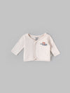 Popees Baby Unisex Cotton Front Open Jabla Set| Tiny Baby, Newborn To 6 Months