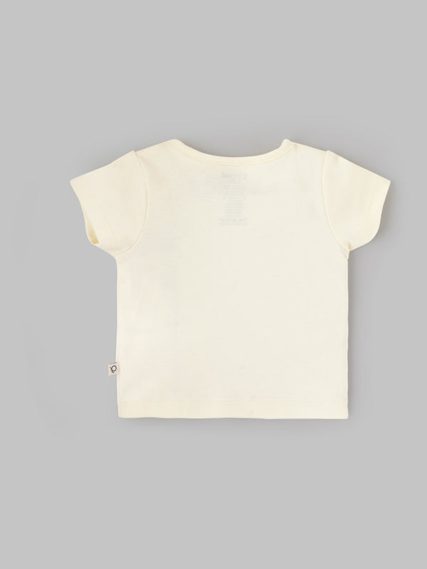 Popees Baby Unisex Cotton Front Open Jabla Set (Pack of 2)| Cream| Tiny Baby To 6 Months