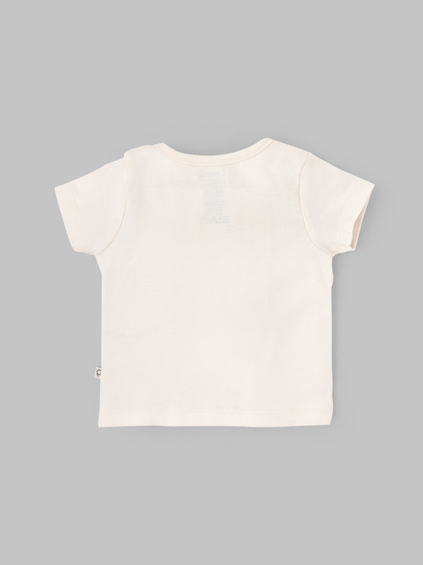 Popees Baby Unisex Cotton Front Open Jabla Set (Pack of 2)| Cream| Tiny Baby To 9 Months