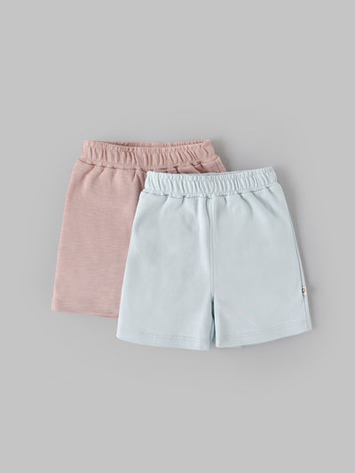 Popees Baby Cotton Shorts Combo Set|Soft Breathable Elastic Waist Infant Shorts |Newborn–9 Months