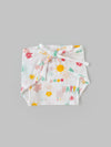 Popees Baby Cotton Muslin Nappy Pack of 2|Soft Tie-Up Reusable Cloth Diaper for Newborns
