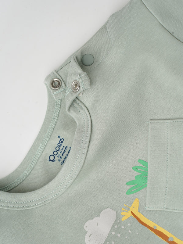 Popees Stylish Printed T-shirt (3-24 Months) for Boys