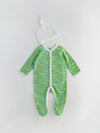 Popees Unisex Full-Sleeve Front-Open Sleepsuit with Cap & Vehicle Print (3-18 Months) for Boys