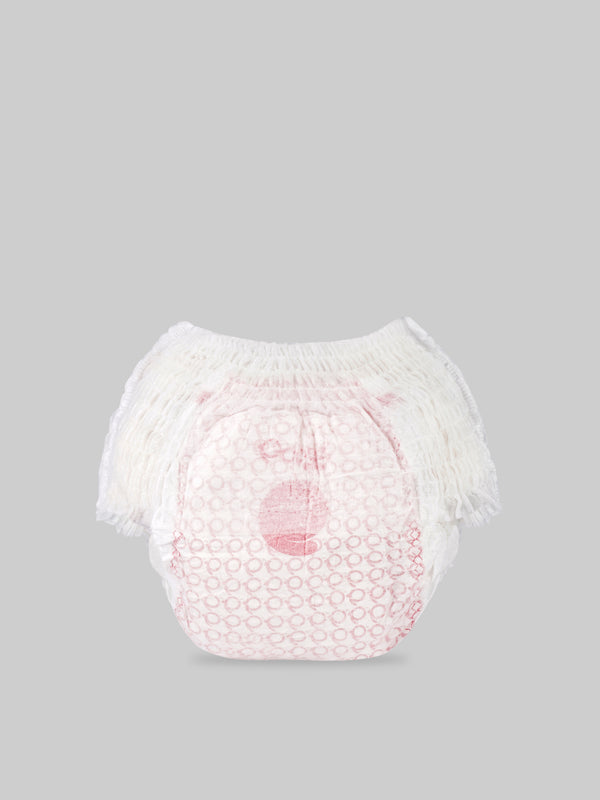 Popees Premium Pant Style Diaper - 24 PCS, Extra Soft, Breathable, Super Absorbent, Double Leakage Barrier with Elastic Waist