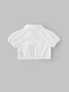 Popees Elegant White Eyelet Embroidered Jacket (3-36 Months) for Baby Girls