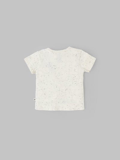 Popees Half-Sleeve T-Shirt with Chest Print (0–9 Months) for Baby Boys