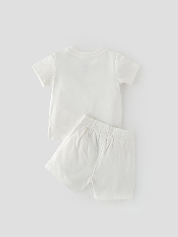 Trendy Chest Printed Coordinated Set for Boys