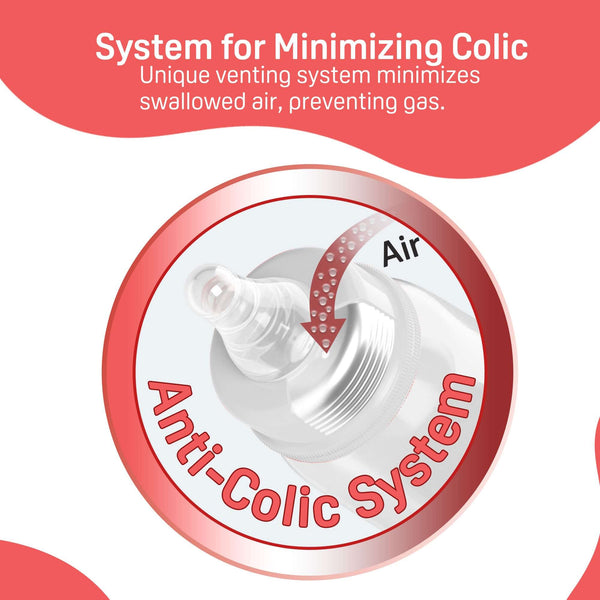 Flexible PP Bottle 120ml Nipple S (color may vary depending on availability)