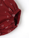 Popees Baby Boys Short Sleeve Dungaree with T Shirt| Red| 0-9 Months
