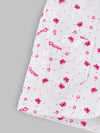 Popees Printed Front Open Jhabla (0–6 Months) for Baby Girls