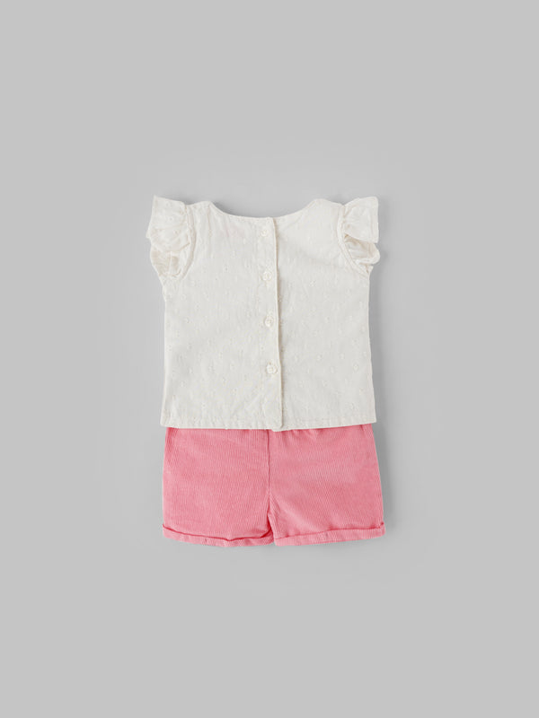 Popees Cotton Coordinated Set for Baby Girls (0–9 Months) – Comfy & Cute Outfit