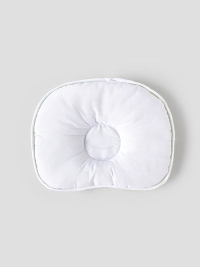 Popees Newborn Baby Head Pillow, Soft Cotton Infant Pillow for Crib & Stroller – Ambrosia Green