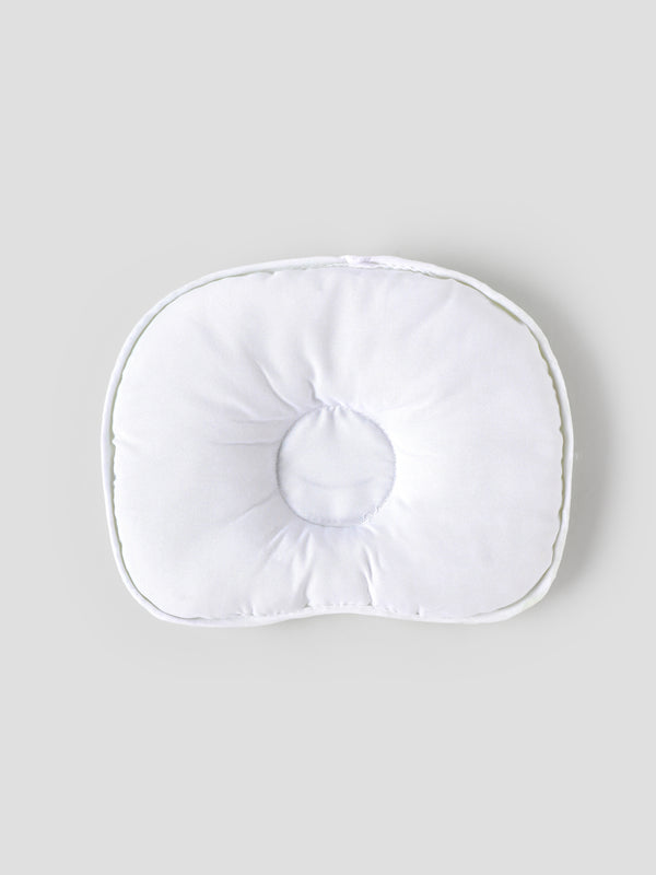 Popees Newborn Baby Head Pillow, Soft Cotton Infant Pillow for Crib & Stroller – Ambrosia Green